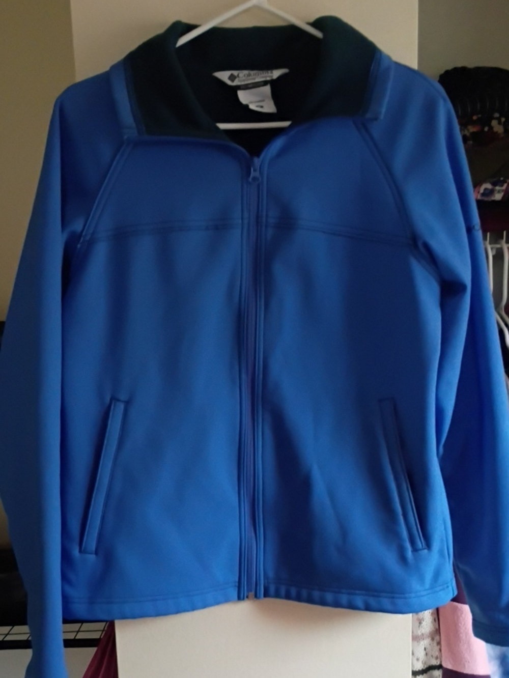 Columbia Women's Royal Blue Full-Zip Softshell Jacket